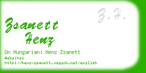 zsanett henz business card